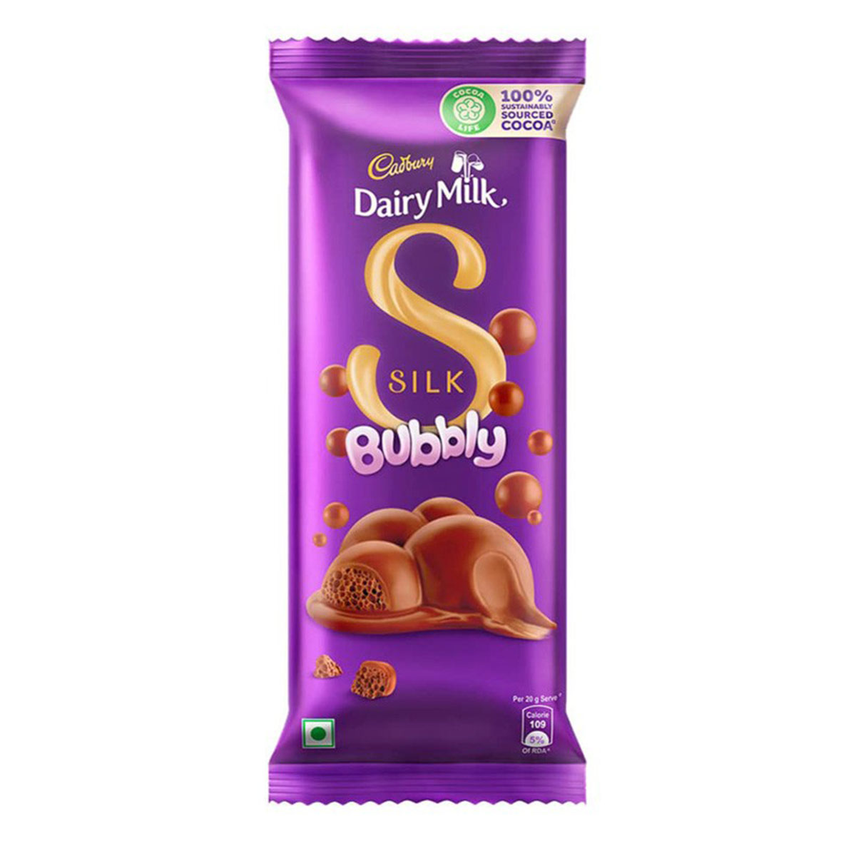 Cadbury Dairy Milk Silk Bubbly 50gm